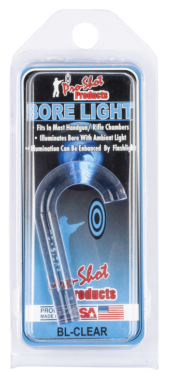 Pro-Shot BLCLEAR UV Bore Light 22 Cal & Up Fiber Optic Blue
