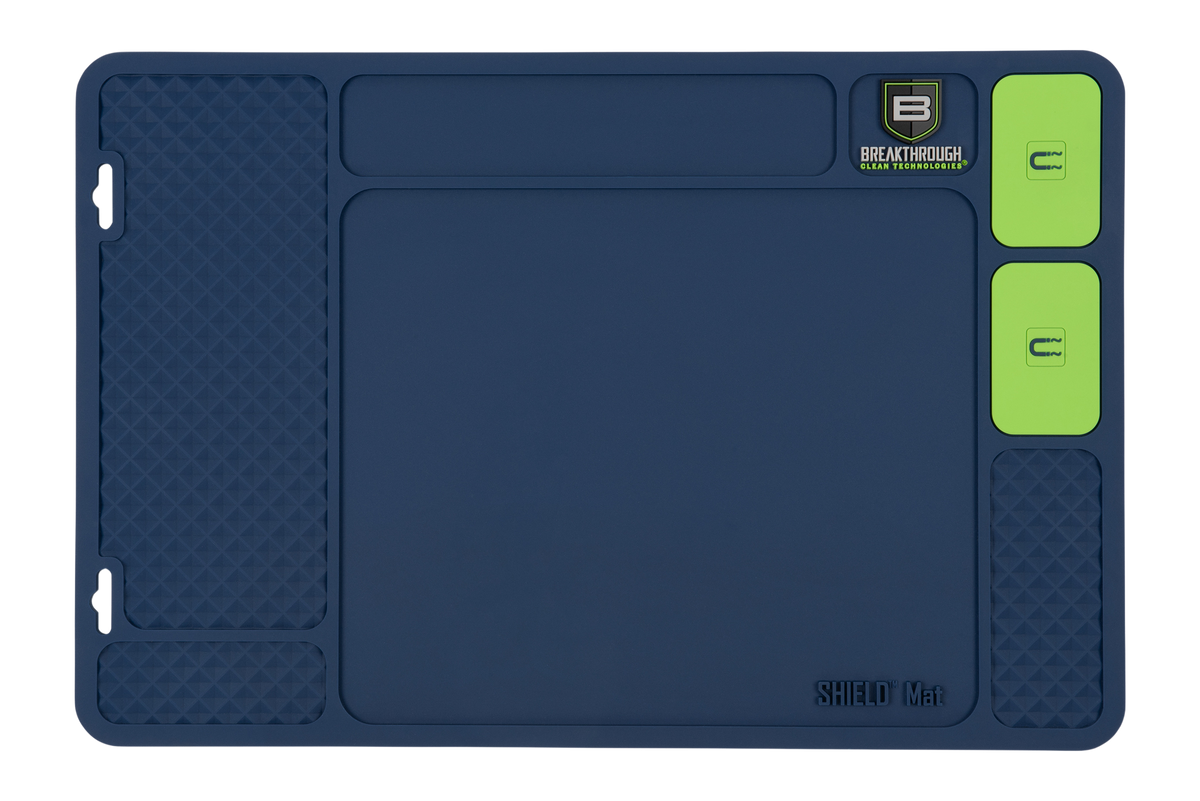 Breakthrough Clean Fishing Reel Cleaning Shield Mat Blue PVC 17.88"