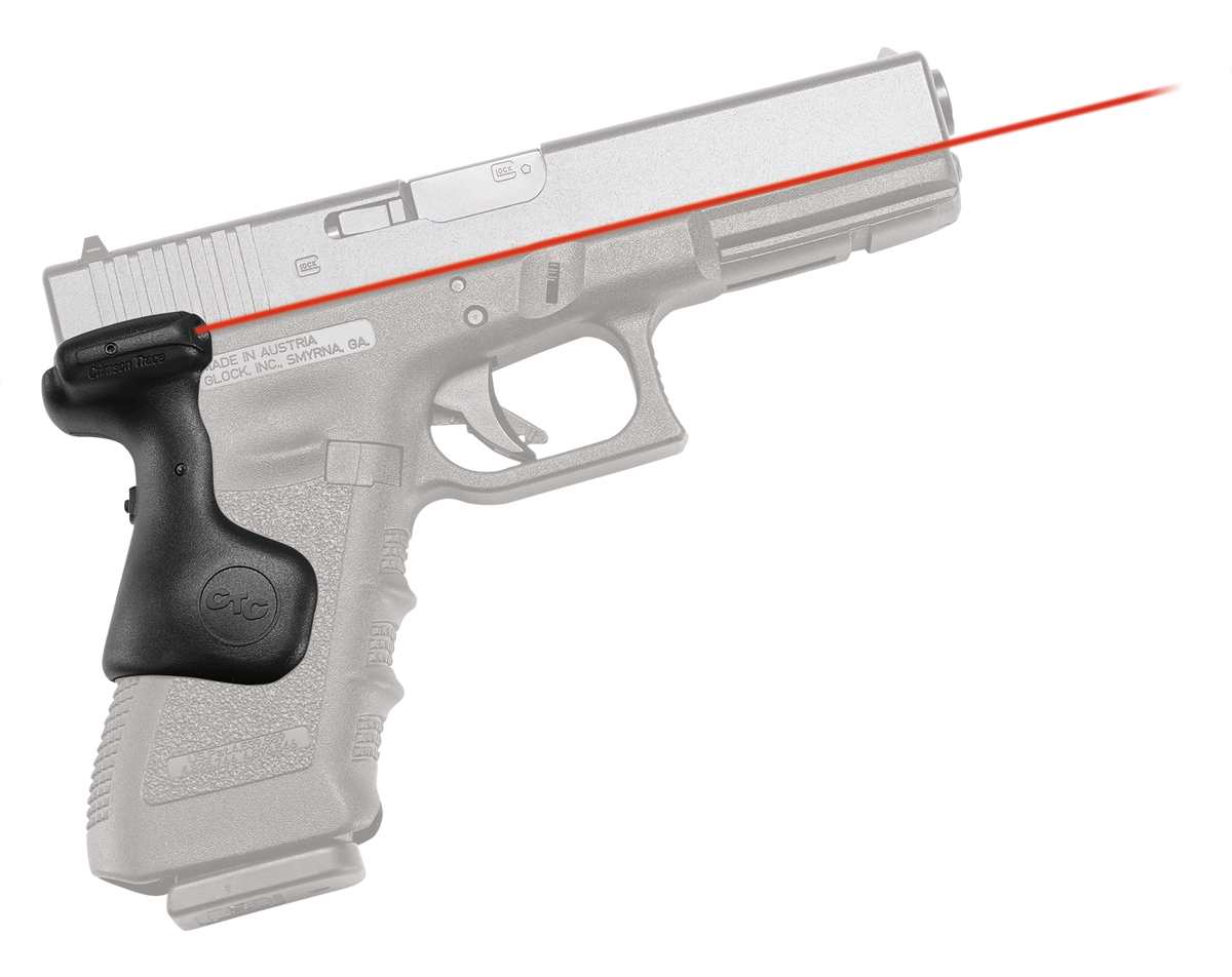 Crimson Trace LG-637 Lasergrips Red Laser Sight for Glock Gen 3/4/5 Full Size - Black Polymer