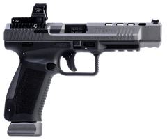 Canik TP9SFx 9mm Luger 5.2" 20+1 Semi-Auto Pistol w/MeCanik MO2 - Tungsten