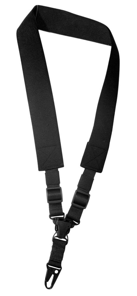 Outdoor Connection A-Tac Single-Point Sling 2" Black Elastic Webbing for Rifle/Shotgun