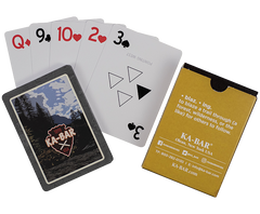 Ka-Bar 9914 Playing Cards Multi-Color 3.50" - Trail Markers