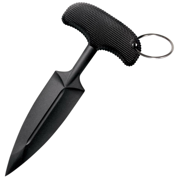 Cold Steel 92FPA FGX Push Blade I 3.50" Fixed Plain Black Griv-Ex w/Kray-Ex Handle