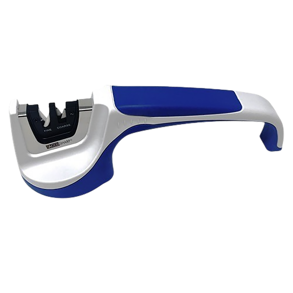 AccuSharp 036C Pull-Through Knife Sharpener Blue/White Diamond Tungsten Carbide Ergonomic Handle
