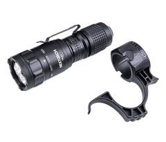 NEXTORCH TA21-SET Tactical Flashlight 1300 Lumens Rechargeable w/Red Mode - Black