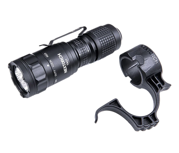NEXTORCH TA21-SET Tactical Flashlight 1300 Lumens Rechargeable w/Red Mode - Black