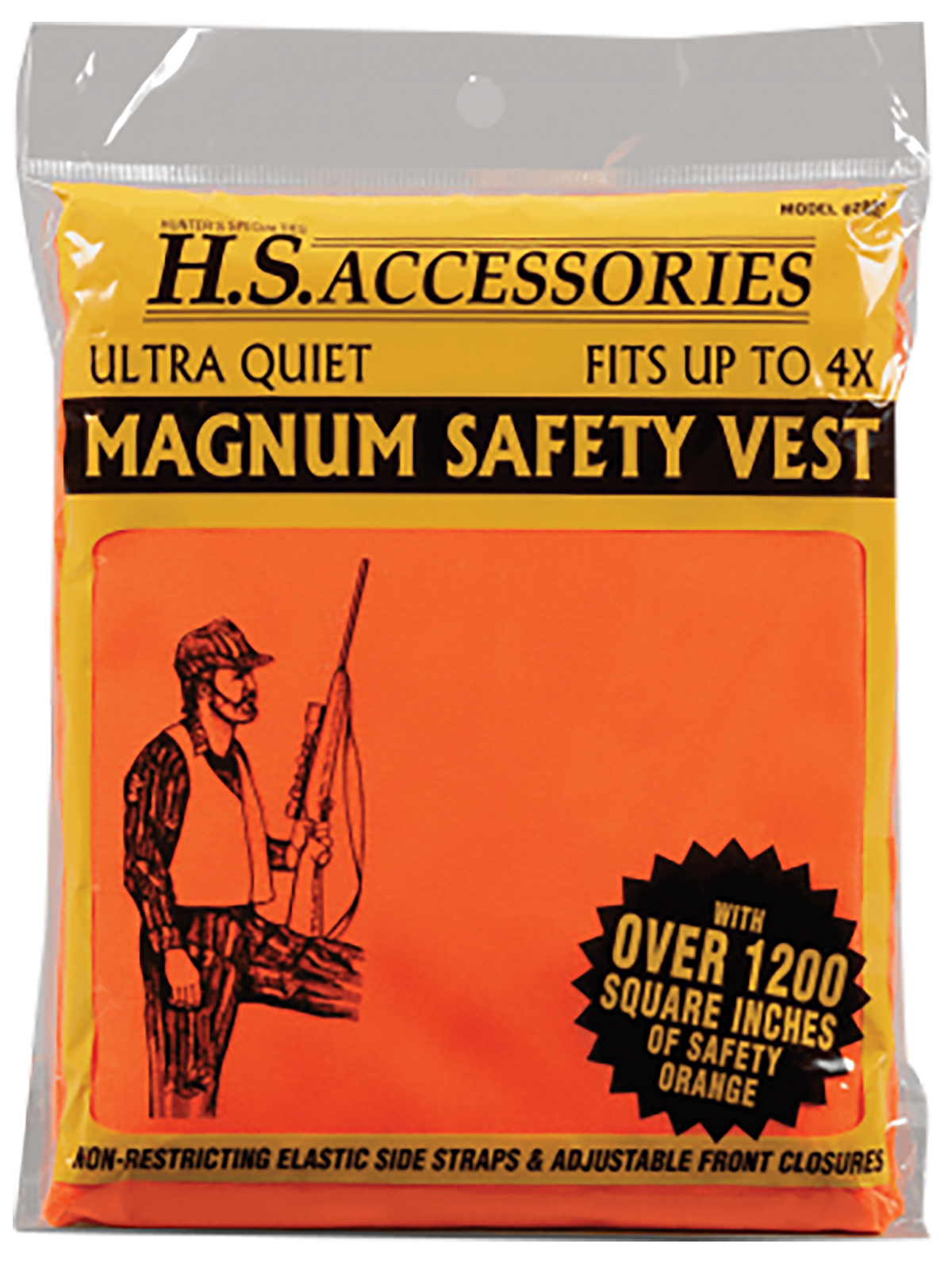 Hunters Specialties Magnum Safety Vest Blaze Orange Fits up to 4XL