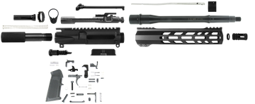 TacFire Pistol Kit 5.56x45mm NATO 10.5" AR-Pistol Black Steel with LPK