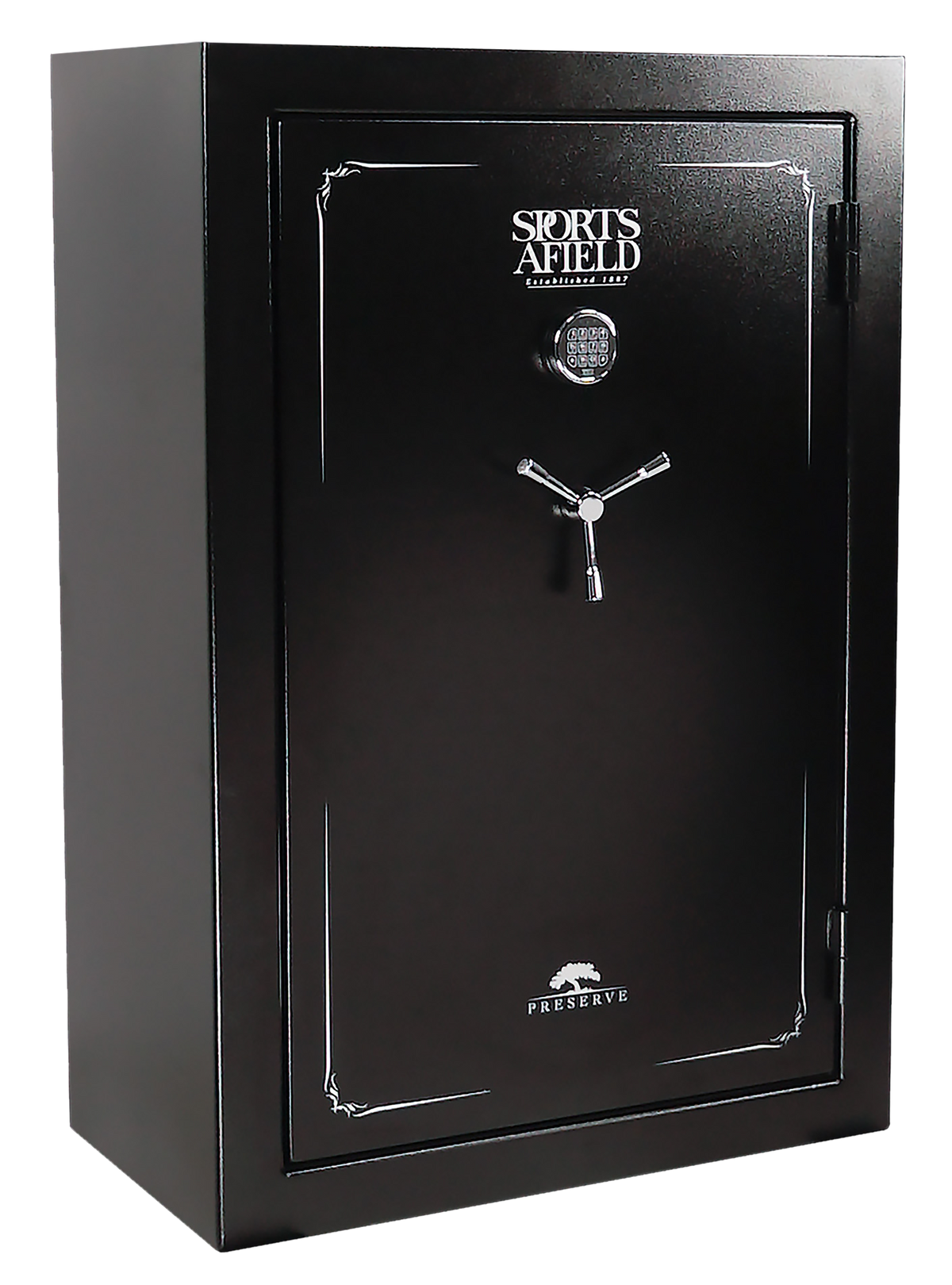 Sports Afield Preserve SA5940P 40+8 Fireproof Gun Safe 59x40x22 Black Steel
