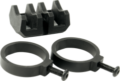 Magpul Industries MAG614 Light Mount V-Block and Rings Aluminum/Polymer - Black