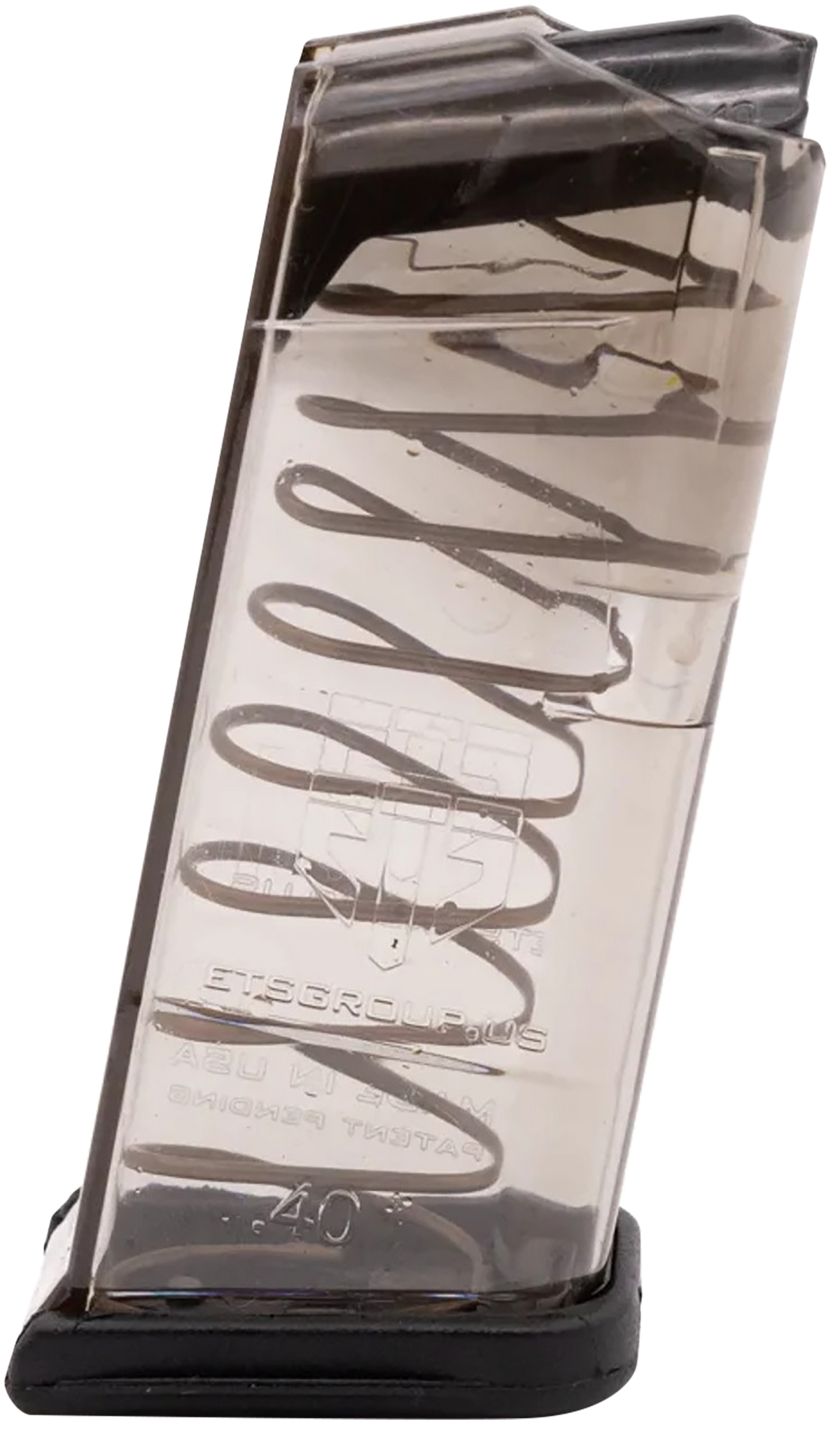ETS Group GLK-27 40 S&W 9rd Clear Polymer Magazine - Fits Glock 27