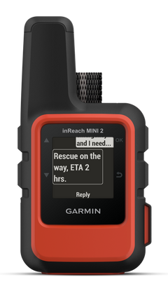 Garmin inReach Mini 2 Satellite Communicator Black/Red - Two-Way Messaging & SOS