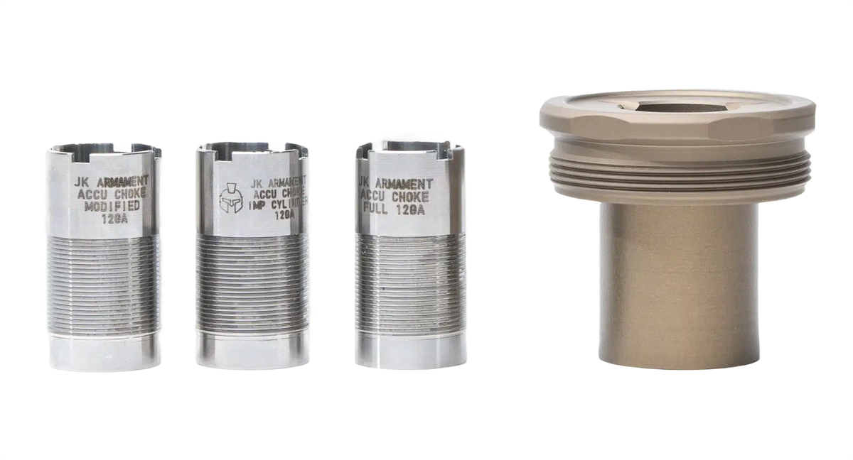 JK Armament Widowmaker 195 12 Gauge Accu-Choke Bundle - Improved Cylinder/Modified/Full - Flat Dark Earth