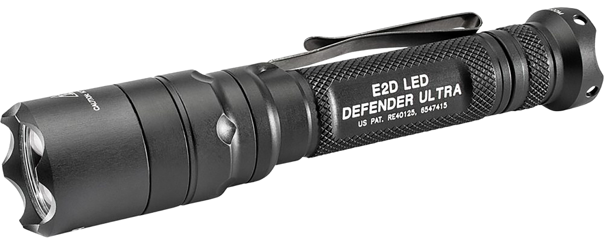 Surefire E2D Defender Ultra 5/1,000 Lumens LED Flashlight - Black Anodized