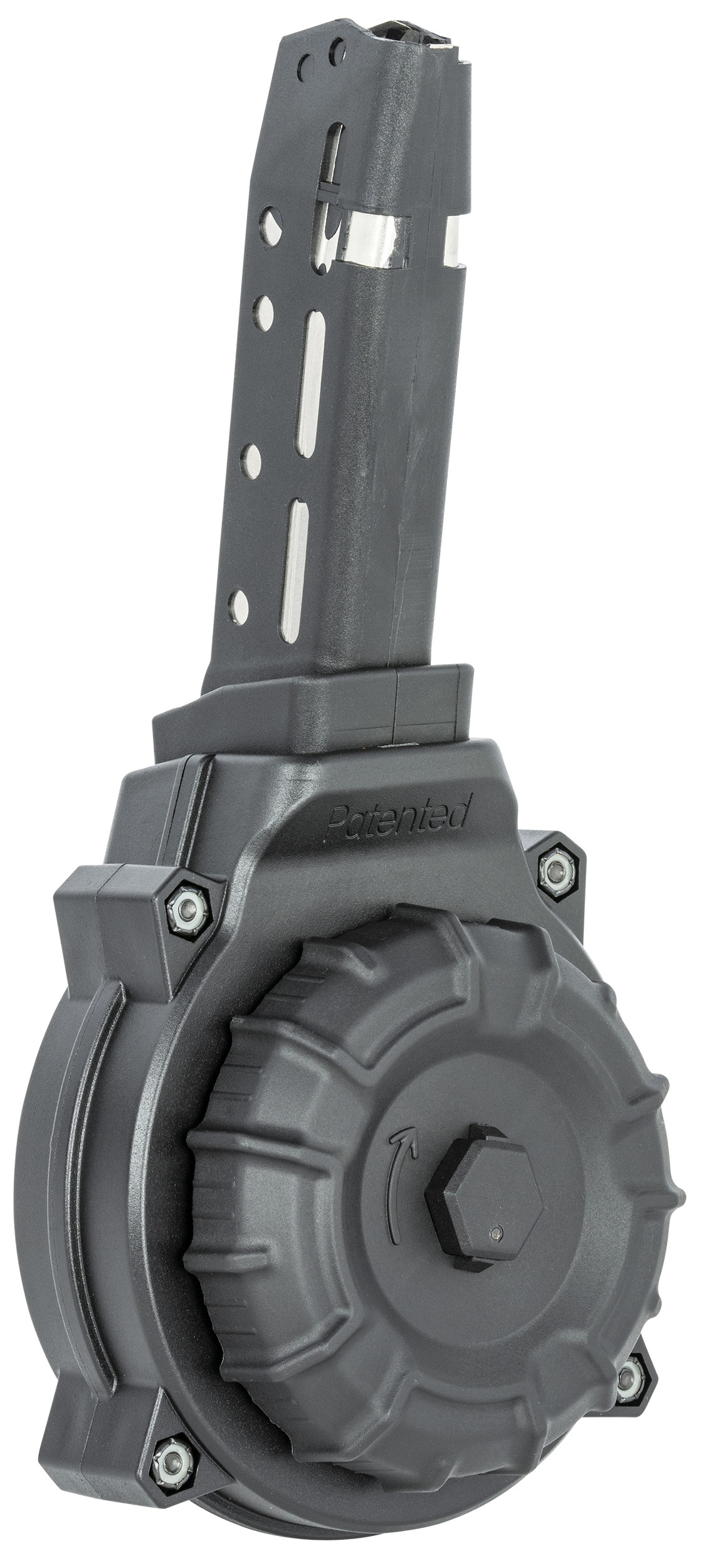 ProMag DRMA37 Standard 45 ACP 40-Rd Drum Magazine for Glock 21/30 Black Polymer