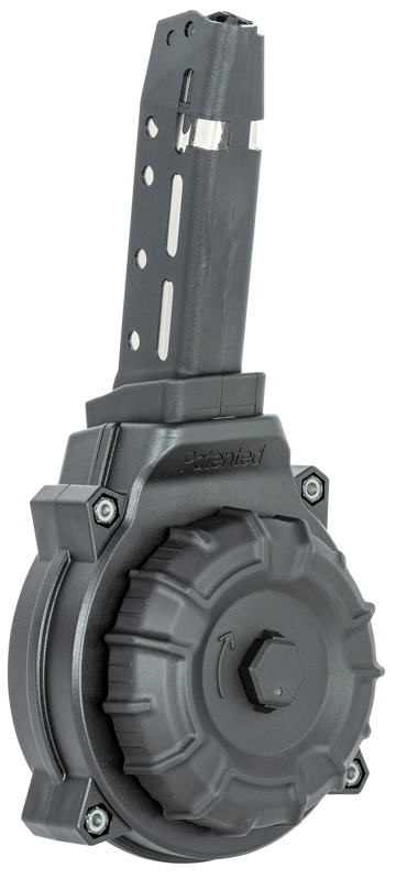 ProMag DRMA37 Standard 45 ACP 40-Rd Drum Magazine for Glock 21/30 Black Polymer