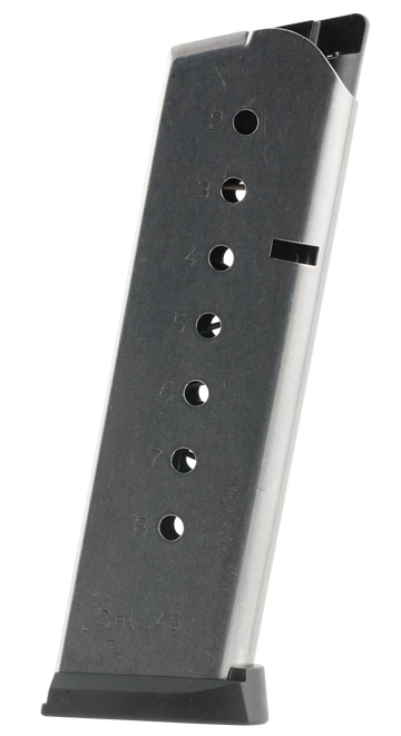 Mec-Gar 1911 Government 45 ACP 8rd Stainless Steel Magazine