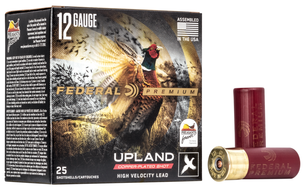 Federal Premium Wing-Shok Pheasant Forever High Velocity 12 Gauge 2.75" 1-1/4 oz #7.5 Shot 25 Rd - Box or Case