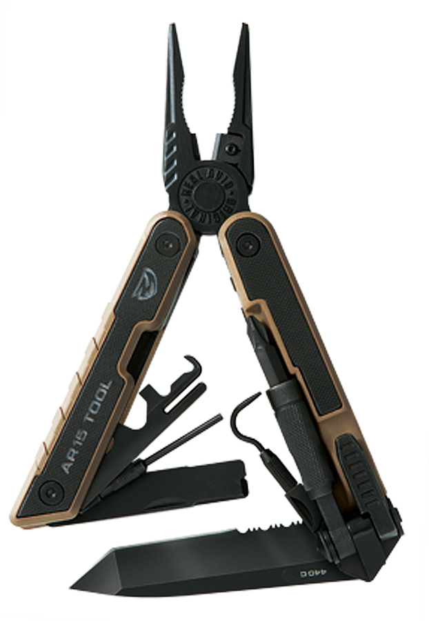 Real Avid AVAR15T AR-15 Multi-Purpose Tool 3.25" 440C Tanto Part Serrated