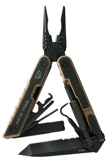 Real Avid AVAR15T AR-15 Multi-Purpose Tool 3.25" 440C Tanto Part Serrated