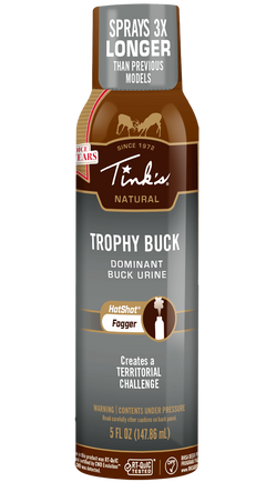Tinks Trophy Buck Fogger Deer Attractant Buck Urine Scent 5 oz Spray