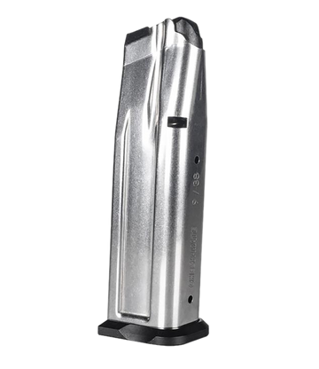 EAA Girsan Witness 2311 9mm Luger 17-Rd Silver Stainless Steel Pistol Magazine