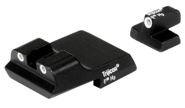 Trijicon 600437 Bright & Tough Night Sights 3-Dot Green Tritium White Outline - S&W 1911