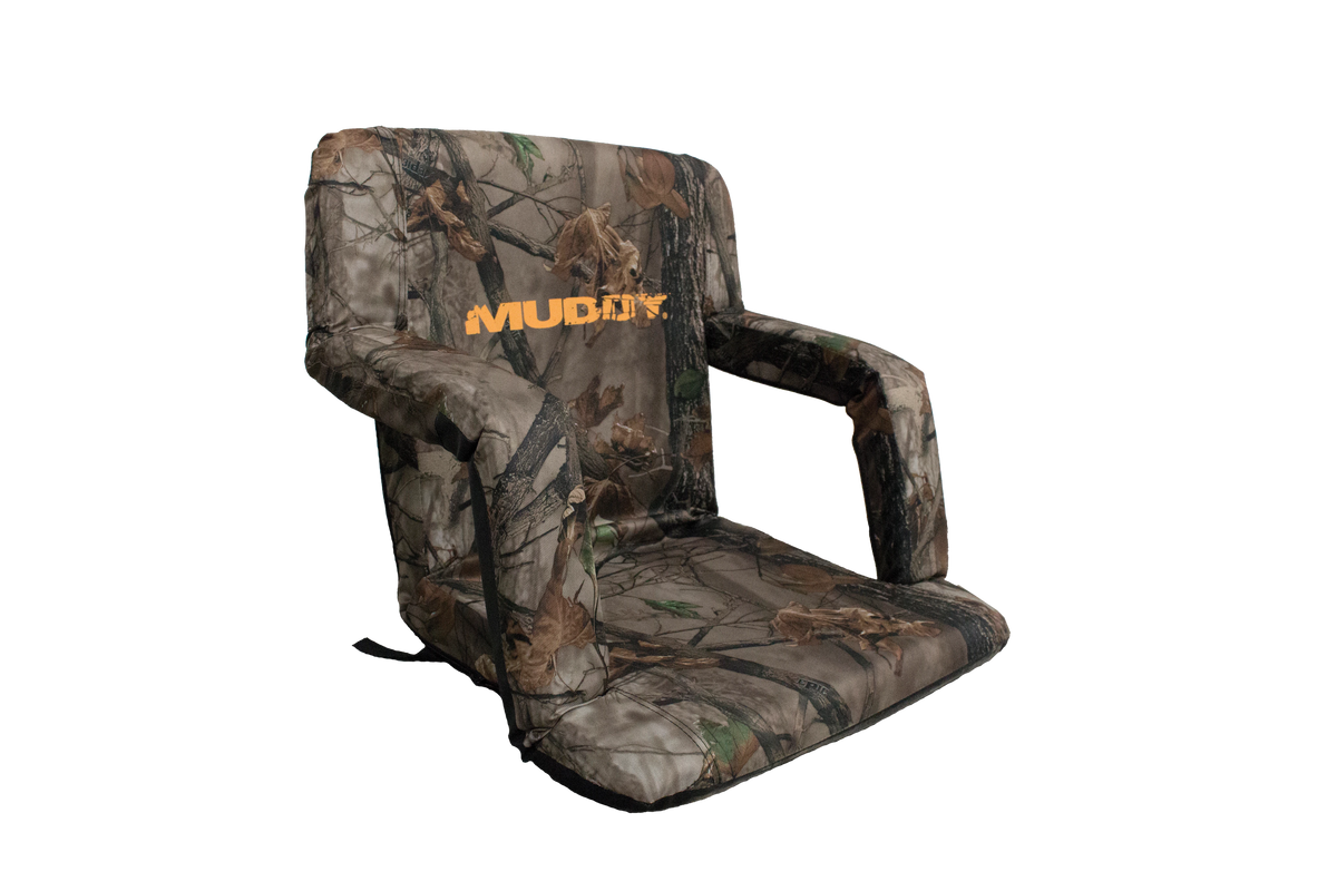 Muddy Deluxe Stadium Bucket Chair MUDGS1206 Camo - Cushioned Seat