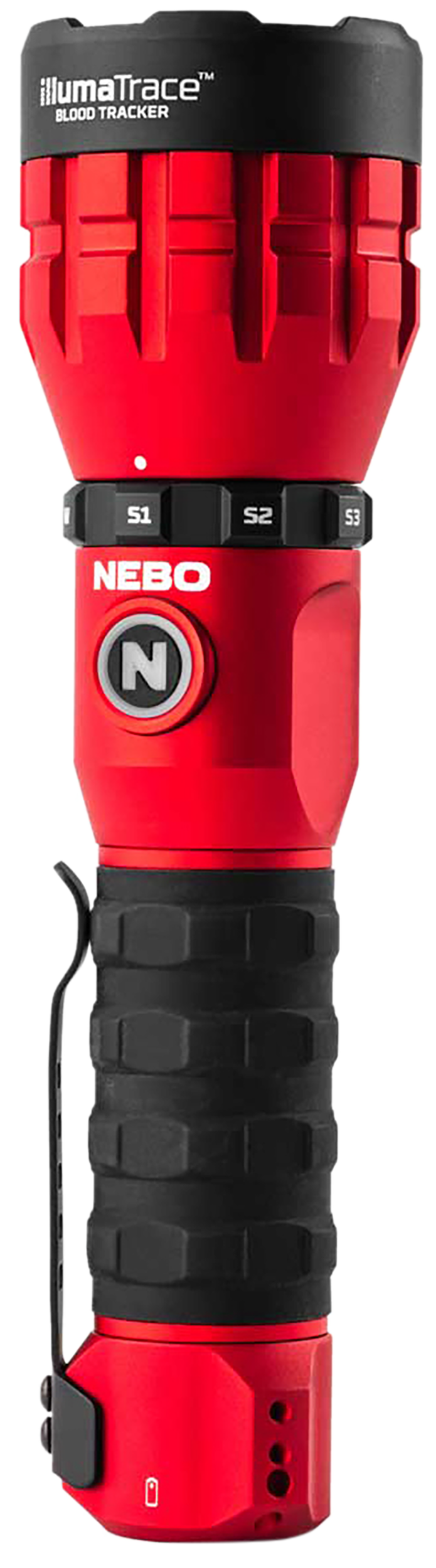 NEBO Illumatrace Blood Tracker Flashlight 150/170 Lumens LED - Red