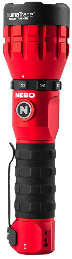 NEBO Illumatrace Blood Tracker Flashlight 150/170 Lumens LED - Red