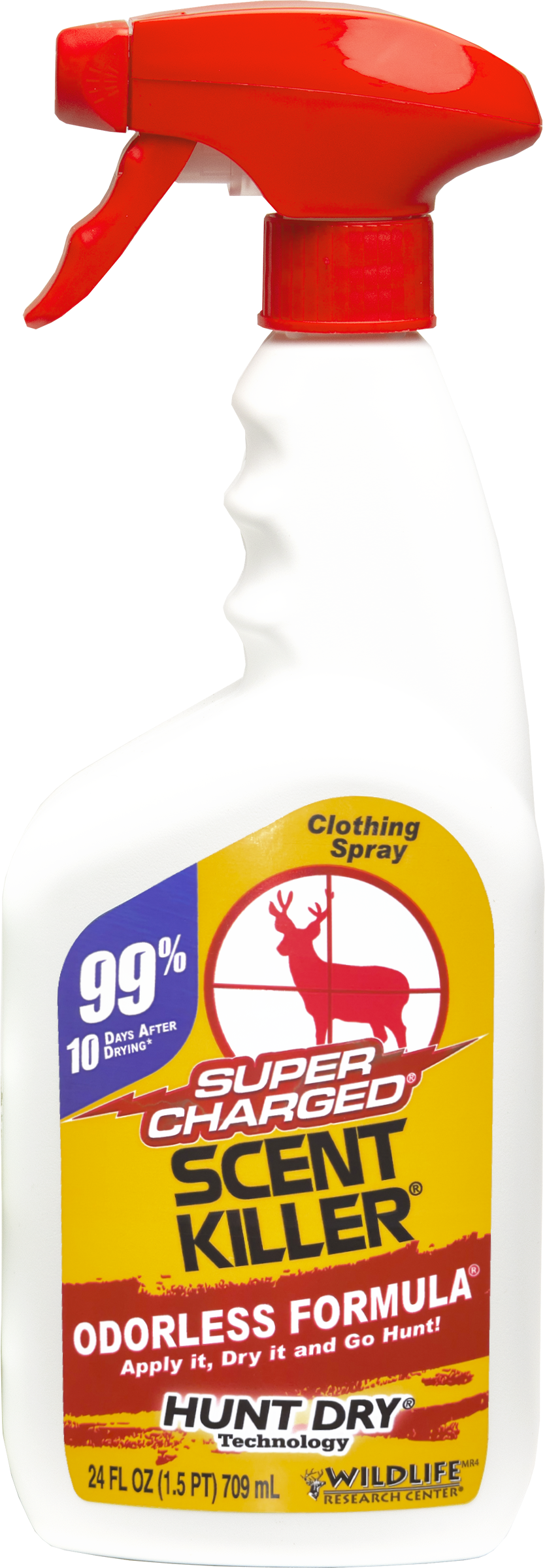 Wildlife Research 555 Scent Killer Super Charged Odorless Odor Eliminator 24 oz Trigger Spray