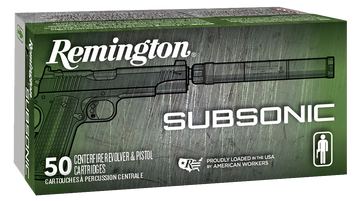Remington Subsonic 9mm Luger 147 gr Flat Nose Enclosed Base - Box or Case