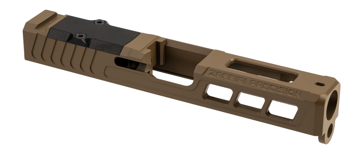 Zaffiri Precision ZPS.3 9mm Luger RMR Cut FDE Slide - Fits Glock 19 Gen 3