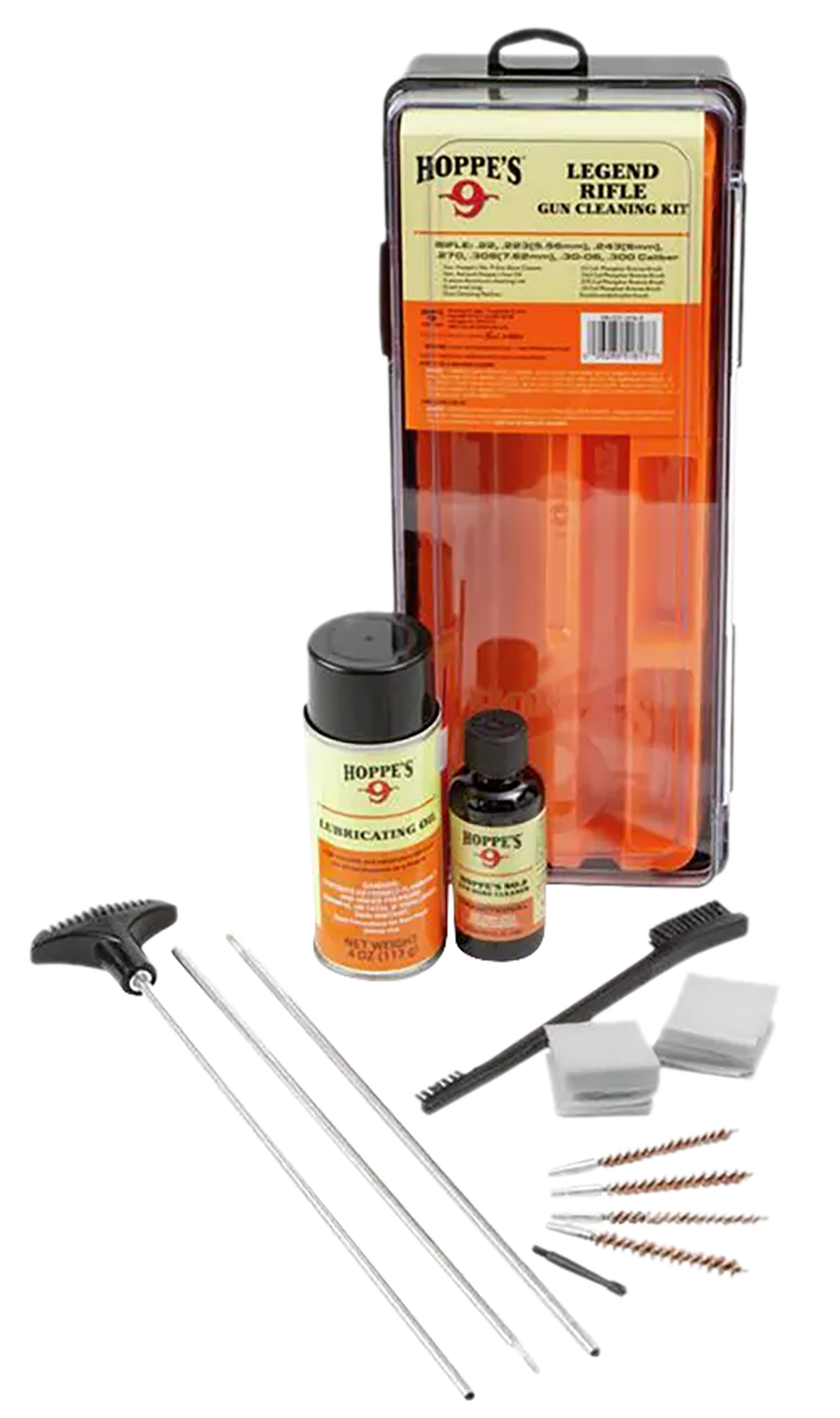 Hoppes Legend UL17 .17-.22 Cal Rimfire 6-Piece Cleaning Kit