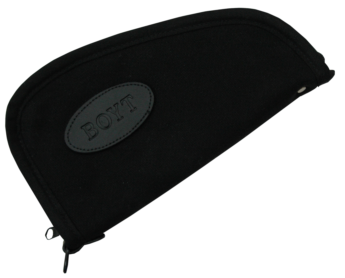 Boyt Harness Heart-Shaped Pistol Rug 10" Waxed Canvas Black Handgun Case