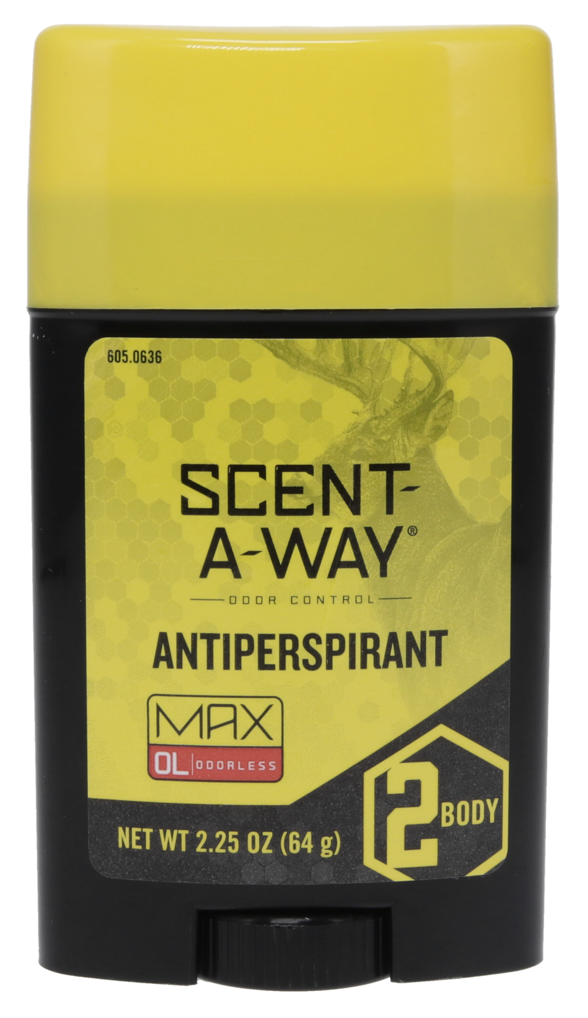 Scent-A-Way Max Antiperspirant Odor Eliminator 2.25 oz Stick - Odorless
