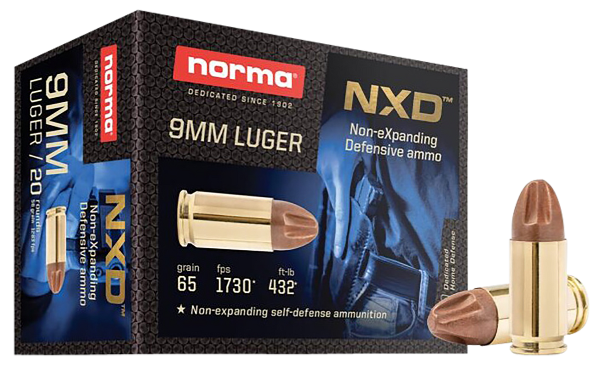 Norma NXD Self Defense 9mm Luger 65gr Injection Molded Copper - Box or Case