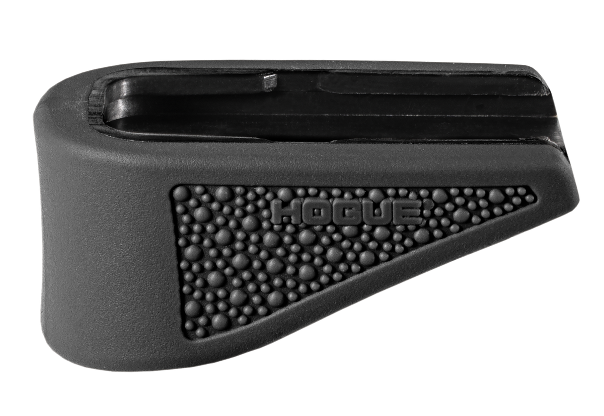 Hogue 18230 OverMolded Rubber Grip Extension Base Pad for Glock 43 9mm 6-Rd Magazine Black