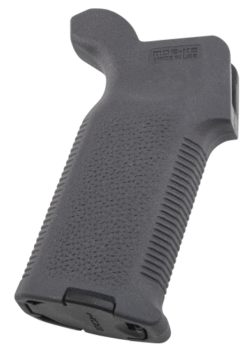 Magpul Industries MOE-K2 Grip Aggressive Textured Gray Polymer for AR-15, AR-10, M4, M16, M110, SR25