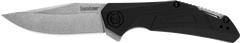 Kershaw Camshaft 1370 3" Folding Clip Point Plain Stonewashed 4Cr14 Black GFN