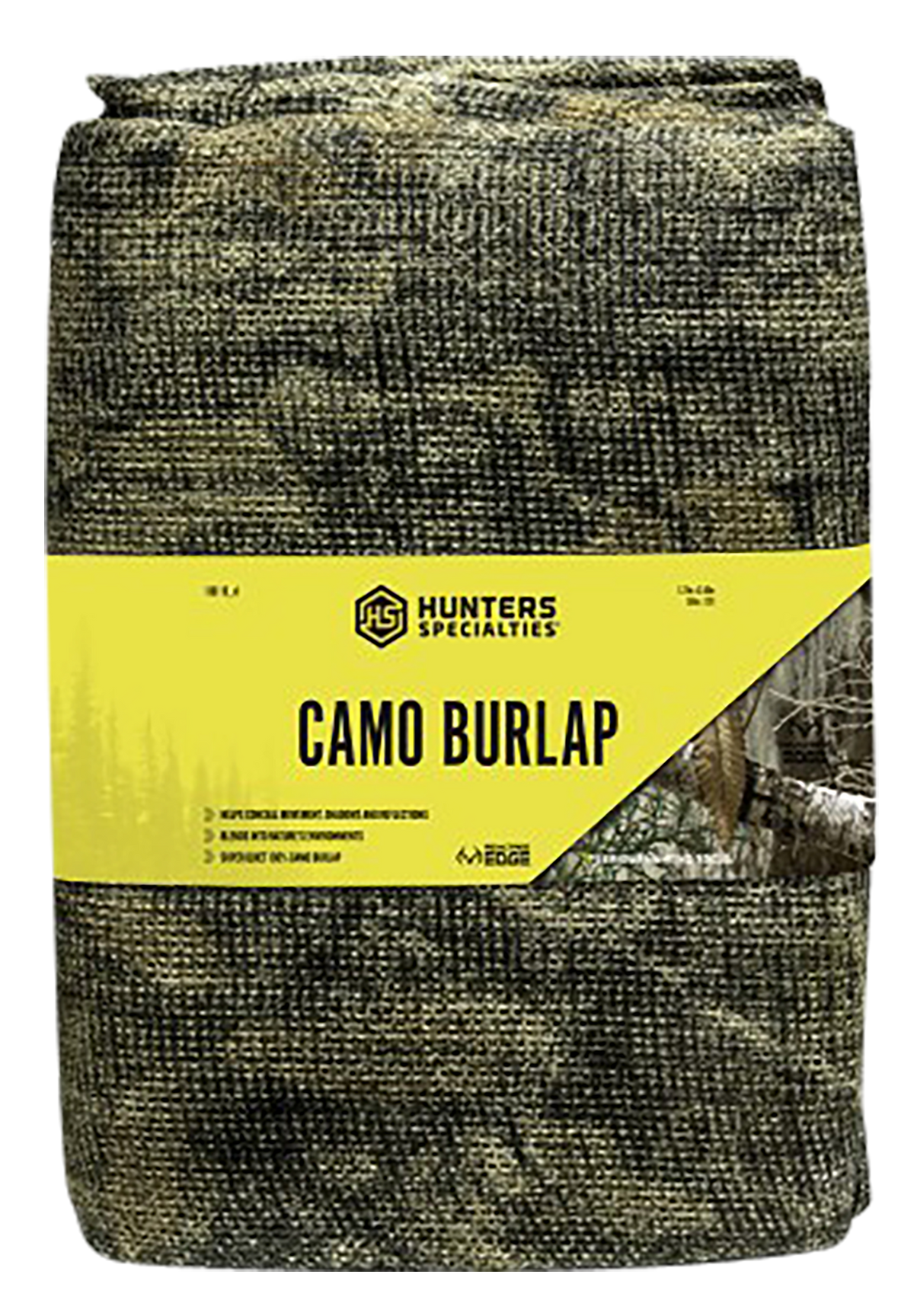 Hunters Specialties Burlap Realtree Edge Camo Blind 54 in x 12 ft