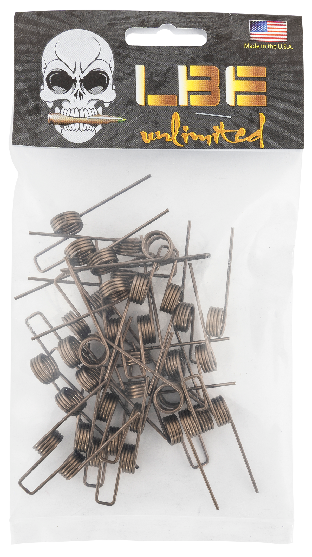 LBE Unlimited AR-15 Hammer Spring 20-Pack Silver Stainless Steel