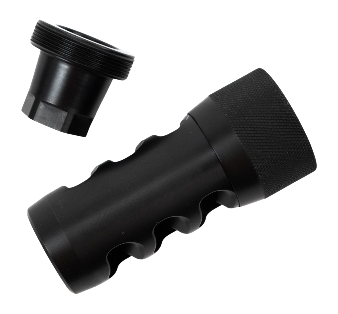 Area 419 Hellfire Self Timing 6.5mm Muzzle Brake 1/2-28 Black Nitride