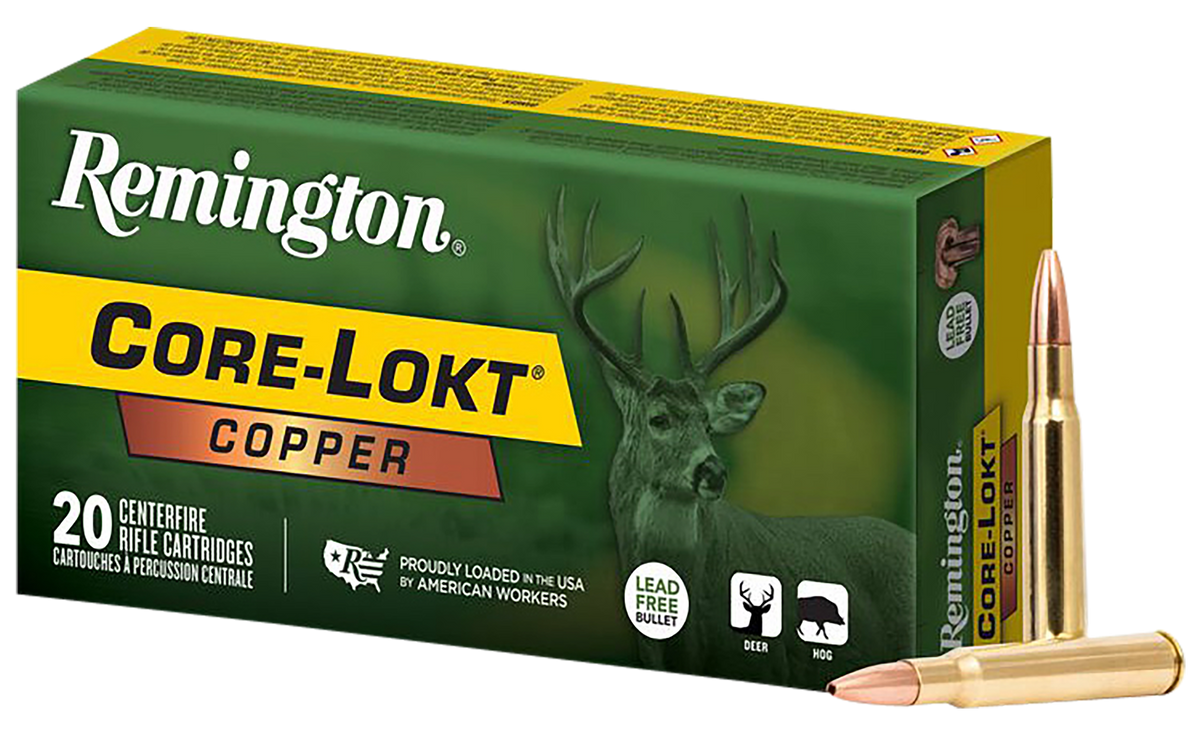 Remington Ammunition Core-Lokt Copper 30-06 Springfield 150gr Copper Hollow Point 20 Rd - Box or Case