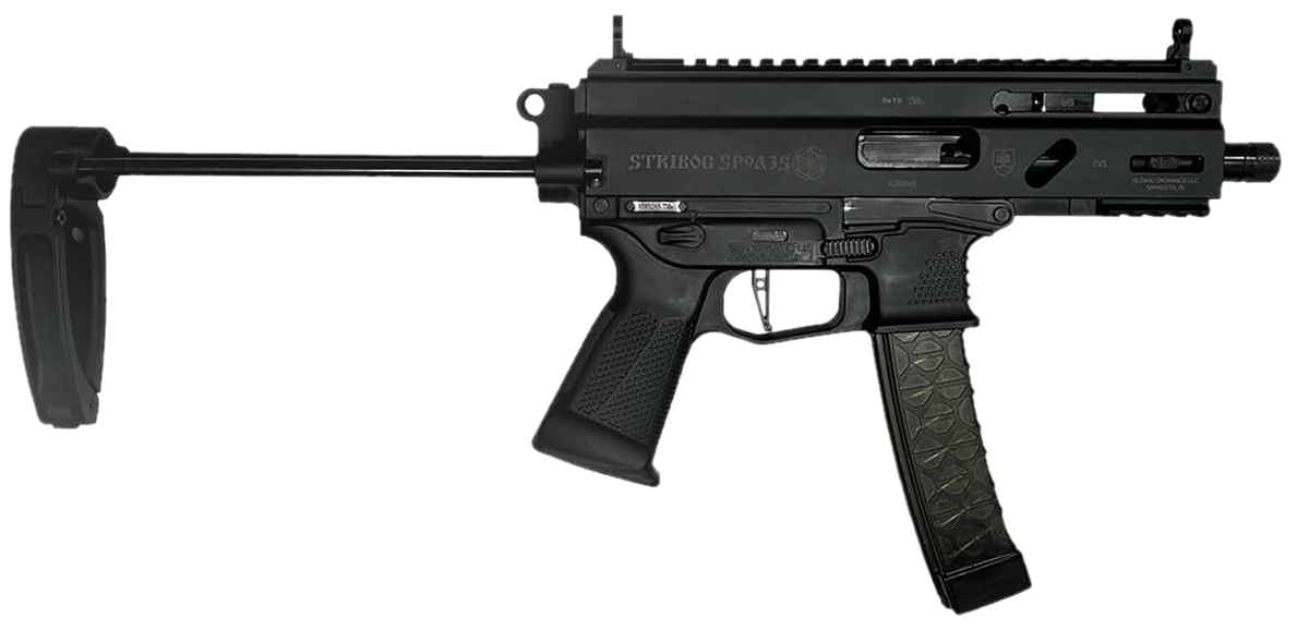 Grand Power Stribog SP9A3S 9mm Luger 5.5" 30+1 Semi-Auto Pistol - PDW Tailhook Brace