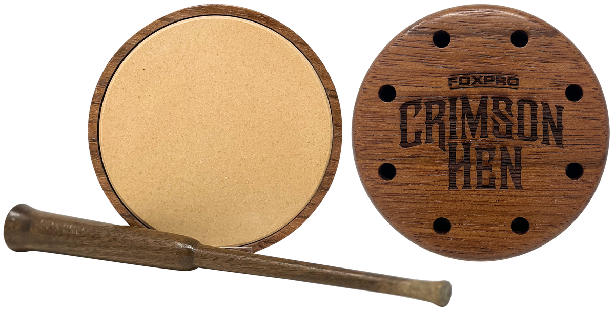 Foxpro Crimson Hen Ceramic Fullsize Friction Turkey Pot Call