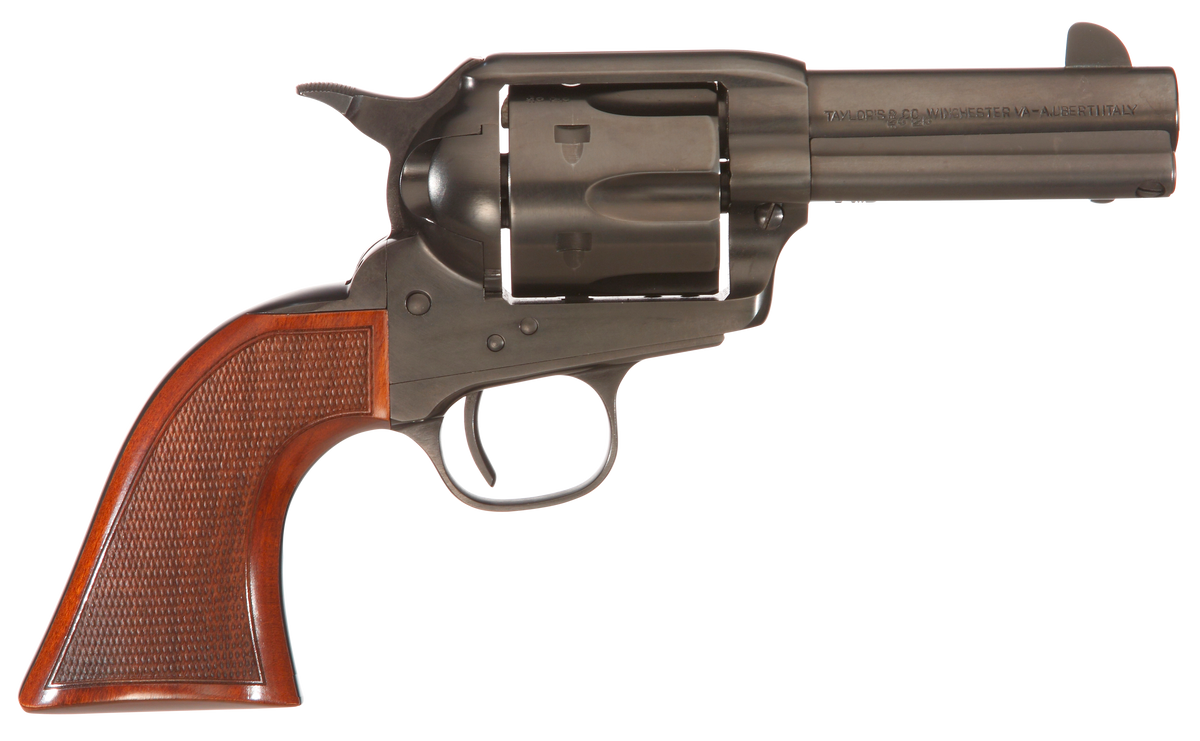 Taylor's & Company Runnin Iron Black Rock 45 Colt (LC) 3.50" 6-Rd SAO Revolver - Taylor Tuned