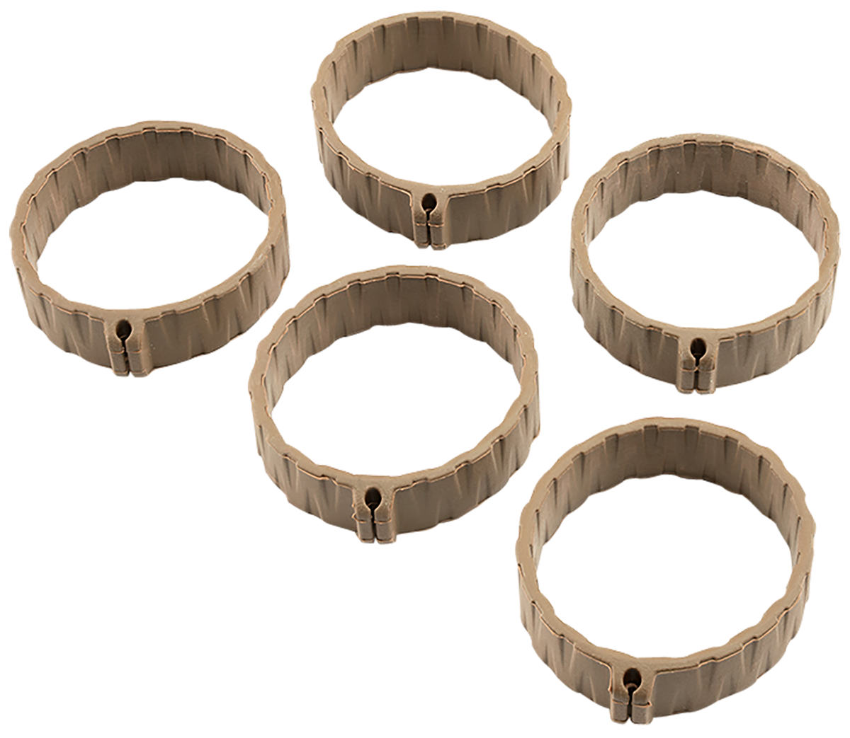 Strike Industries Bang Band Flat Dark Earth Rubber 5-Pack
