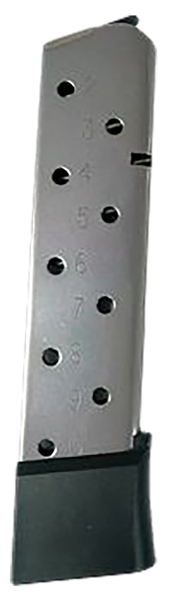 Kimber 1911 45 ACP 10rd Steel Magazine - Silver