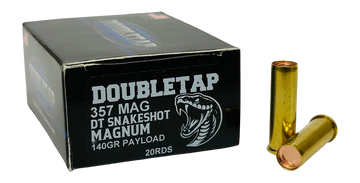 DoubleTap Ammunition Snake Shot 357 Magnum #9 Shot 20-Rd Shotshell - Box or Case